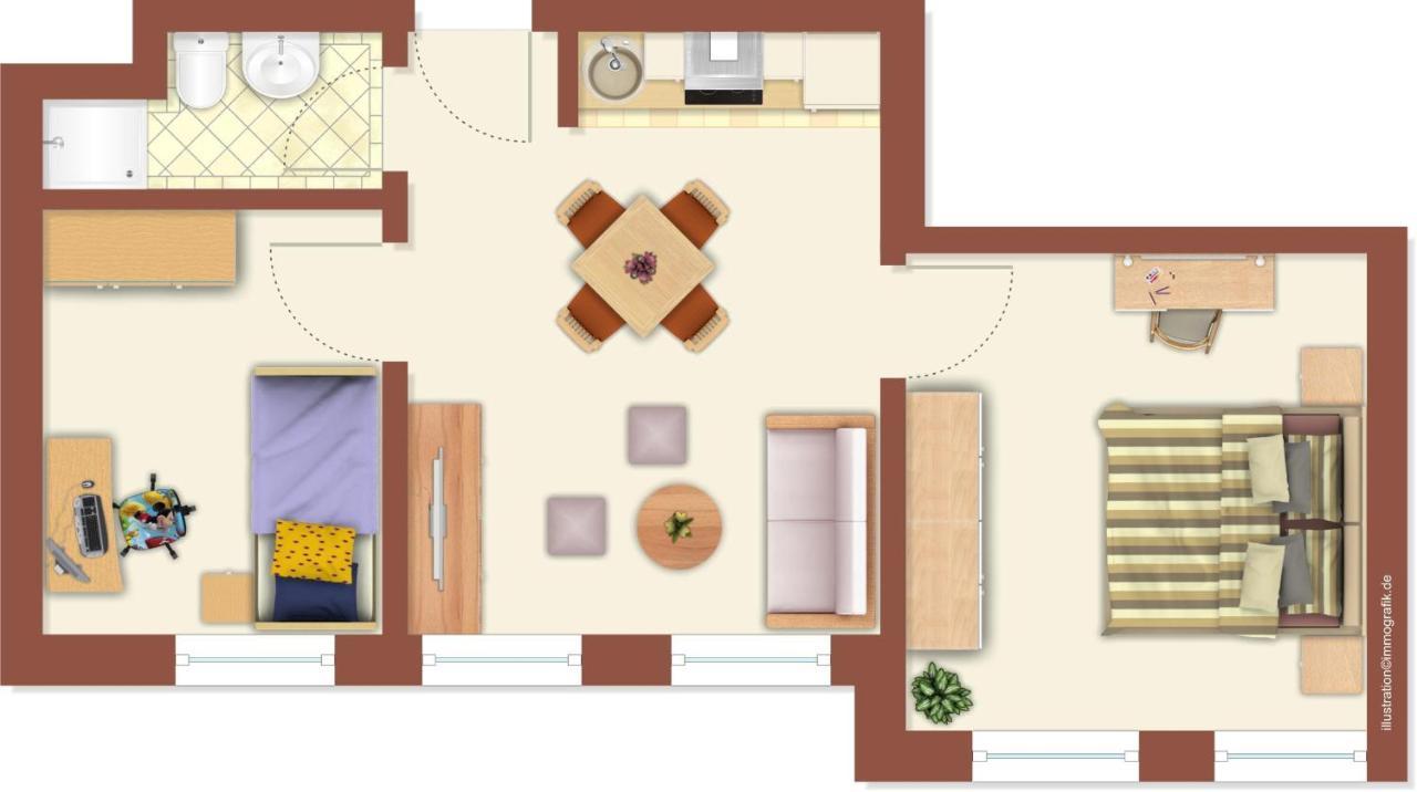 Ferienwohnung Hellinghaus FeWo 1 Wellenreiter Wyk auf Föhr Exterior foto